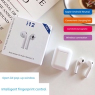 wireless earphone earpod I12 Wireless Bluetooth Headset Sports Mini In-Ear Double Earbuds OPPO Huawe