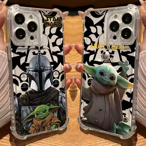 The Mandalorians Grogu Yodas Clear Case For iPhone 17 16 15 14 13 12 11 18 Pro Max 16e 17e Air 13 Mi