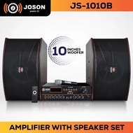 Joson 1010B Speaker Set (1 Paired 10 Inches Speaker, 1Amplifier)