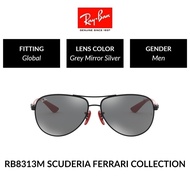 Ray-Ban Ferrari Men Global Fitting Sunglasses (61mm) RB8313M F0096G