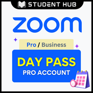 Zoom Pro/Business Account 1 DAY PASS RENT FOR A DAY URGENT MEETING 100-Attendee Meeting | Full Warra