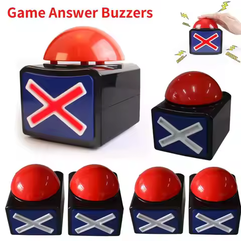1-5PCS Educational Answer Buzzer Interactive Game Answer Buzzers for Kids' Engaging Learning Family 