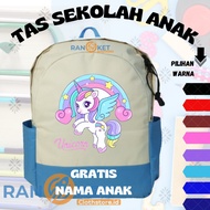 Unicorn Pony Children's Bag I Unicorn Pony School Bag {FREE NAME PRINTING}