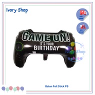 PS Game Console Jumbo Its Your Birthday Balloon Stick