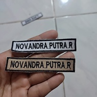 Custom Embroidered Name Bet Uniform | Size 1.8x8.5 cm | Model 12 Embroidery