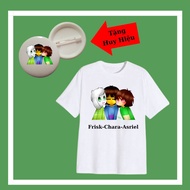 Gangster squad t-shirt, Chara, Frisk shirt for girls, Chara, Frisk, Asriel badge