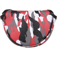 Golf Builder Camouflage Print Golf Small Mallet Putter Head Cover Golf Mallet Cover Synthetic Leathe