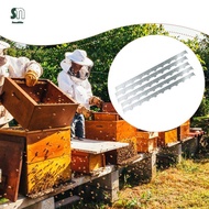 Sunnimix Beekeeping Supplies Metal Beehive Frame Spacers Precision Size 37x2.2cm for Hive Box Setup 