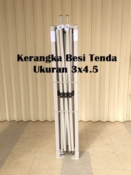 Kerangka Tenda Lipat 3x4.5 Premium (Tidak Termasuk Atap Tenda)