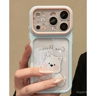 Phone Phone Case Suitable for iPhone 11 12 13 14 15 16 17 Pro max Plus Air Starry Sky Crooked Puppy 