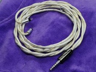 求敗 煌玥單晶銅,金銀銅合金耳機線升級線 Shure QDC fender campfire westone inear fitear 64audio jh audio fir audio
