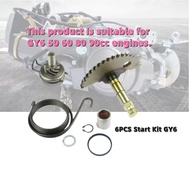 6PCS Scooter 48cc Starter Shaft Kit GY6 80cc 139QMB Engine Starter Claw Kit