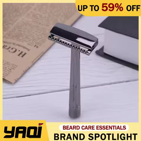 Yaqi SE Katana /Globe Trotter 102mm Handle Length Single Edge Safety Razor For Mens Lightweight Trav