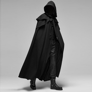 Cosplay Medieval Men Costumes Knight Pirate Prince Gothic Retro Hooded Cloak Capes Long Robes Jacket