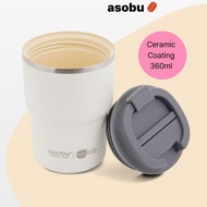Asobu Ceramic Coated Puramic Tumbler Coffee Express 360 ml - White