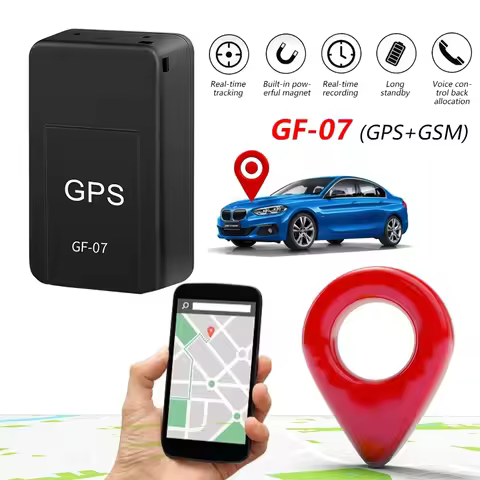 GF07 Magnetic Mini Car Tracker GPS Real TimeTracking Locator Device Magnetic GPS TrackerReal-time Ve