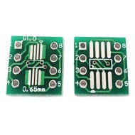 （10 pcs）Sop8 SSOP8 TSSOP8 Patch to In-Line DIP Pitch 0.65/1.27mm Adapter Board