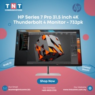 HP Series 7 Pro 31.5-inch 4K Thunderbolt 4 Monitor – 732pk | IPS Panel, 99% sRGB, USB-C & Multi-Port