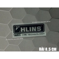 [ 1 STAMP ] OH LIN S T X BLACK DECAL STICKER 8.5 CM LONG CAR DECORATION STICKER