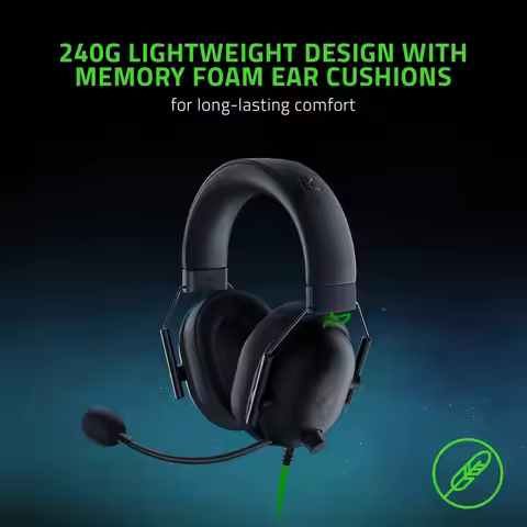 Razer BlackShark V2 X Wired Gaming Headset: 7.1 Surround Sound- Game for PS4,PS5, Nintendo Switch, X