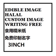Edible Image /Custom Image /Halal/Icing tebal