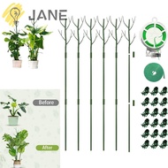 JANE Plant Support Stakes, Plastic Detachable Plant Support Pile Stand, Durable Plants Support 43.3" Plant Climbing Frame Outdoor Indoor