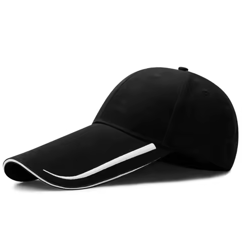 14cm long visor large head Man Big Size Causal Peaked Hats Cool Fishing Hat Man Plus Size Baseball C