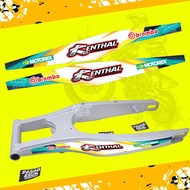 Stiker Sticker Decal Swing Arm KTM Lislas Trail Supermoto Universal Variasi Warna kiri kanan KLX CRF