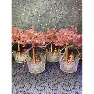 Ornament Demagnetization New Handmade Ornament Crystal Tree Strawberry Crystal Office Craft Crystal 