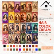 Tradlux ISSTERU  Pewarna Rambut/cHair dye Color/Hair Colour Cream 40ml (HALAL)