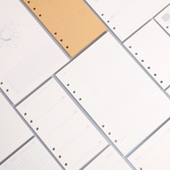 45 Sheets A5 A6 Binder Loose-leaf Core Refill Paper Planner Refill Paper 6 Holes Diary Notebook Jour