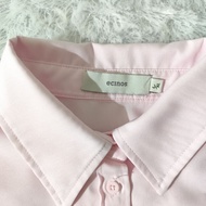 KEMEJA Ecinos soft pink shirt