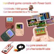 ️‍10000mAh Gaming Powerbank️‍ 500 Games Game + Powerbank  Handheld Game Console Mario Retro Gameboy 