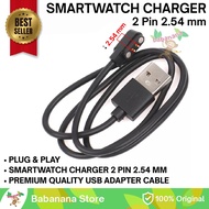 USB Charger Cable 2 Pin 2.54 mm Smartwatch Smart Watch Cable 2pin 2.54mm