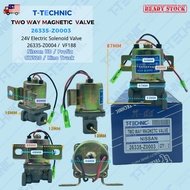 Injap Solenoid Elektrik 24V 2-Hala 26335-Z0003-TT Model Magnetik Tugas Berat (HD) 26335-Z0004 Hino P