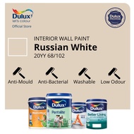 Dulux Wall/Door/Wood Paint - Russian White (20YY 68/102) (Ambiance All/Pentalite/Wash &amp; Wear/Better Living)