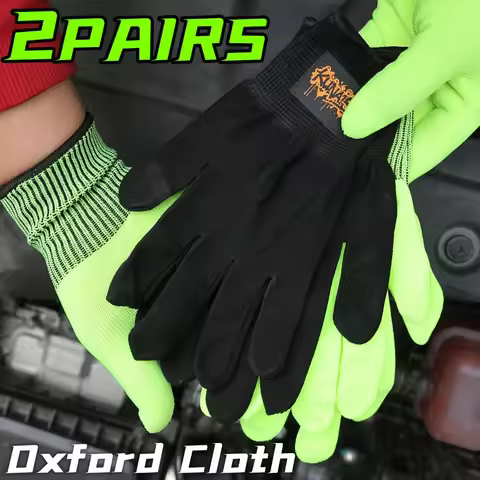 Professional Oxford Cloth Car Wrapping Gloves Vinyl Film Install Tool Anti Static Window Tint Finger