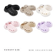 Hungry & Co. Fuji Color Men's and Women's Sandals | Plain Synthetic Rubber Frog Sandals