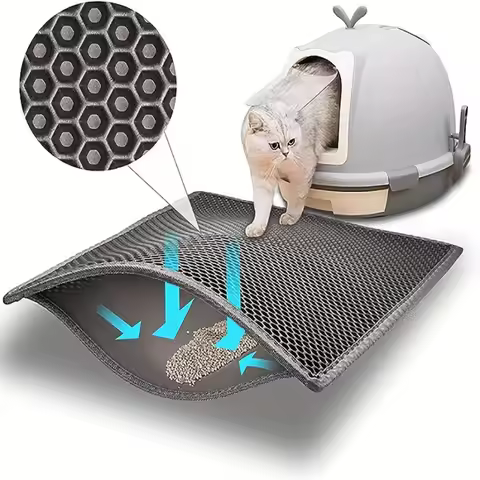 Litter Box Mat Litter Cat Sandbox Mat Cat Tray Pet Cat Sandbox Mat MSCZ04