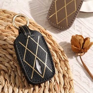 Leather Car Key Case Fob Cover for Genesis G70 G80 G90 GV60 GV90 EQ900 2022 2023 2024 2025/5 6 7 8 B