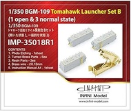 Infini Model IMP3518 1/350 US Military Tomahawk Missile Set B Opening 1, 3 Closed States, Etched Par