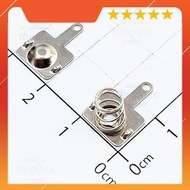 XO [30 Pieces]- AA Battery Pin Contact Spring Solder PCB V6 10x8mm IoT Maker 90
