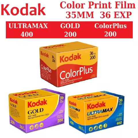 Original KODAK ColorPlus 200 /UltraMax 400/Gold 200 Color Print 35mm Film 36 Exposure per Roll Fit F