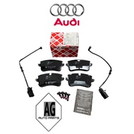 ( 100% FEBI BILSTEIN ) AUDI A8 D4 A6 C7 A7 REAR DISC BRAKE PAD WITH SENSOR SET ( 4H0698451A )
