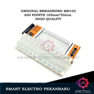 ORIGINAL Breadboard MB-102 16.5 cm x 5.5 cm MB102 830 Point Solderless Bread PCB Project Board ORIGI