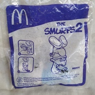 The Smurfs Hands Stand Hefty Smurf Happy Meal Mc Donald 2013 - Seal
