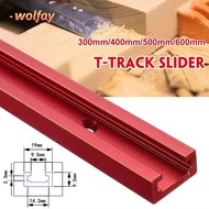 YOLANDA 1Pcs T-Slot Track, 300-600mm Slide Guide Rail T-Track,  19 Type 19x9.5mm T Slider Fixture Sl