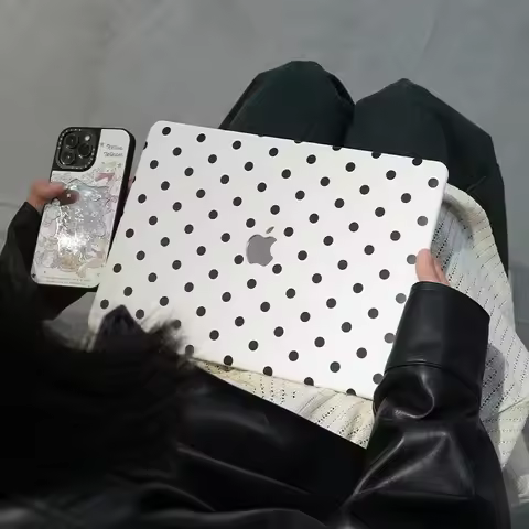 Simple Polka Dot New Laptop Case For Macbook 13Neo A3404 Air 13.6 M4 M3 M2 A2681 A3113 A3240 Air13.3