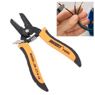zoomfashion Wire Stripper  Cutter Stripping Pliers for Electrician with Adjustable Gauge 10-22 AWG S