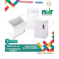 [NUR@PETRA] PENSONIC 99L CHEST FREEZER PFZ-113 / MIDEA 130L CHEST FREEZER MD-RC151FZB01  / HAIER 100